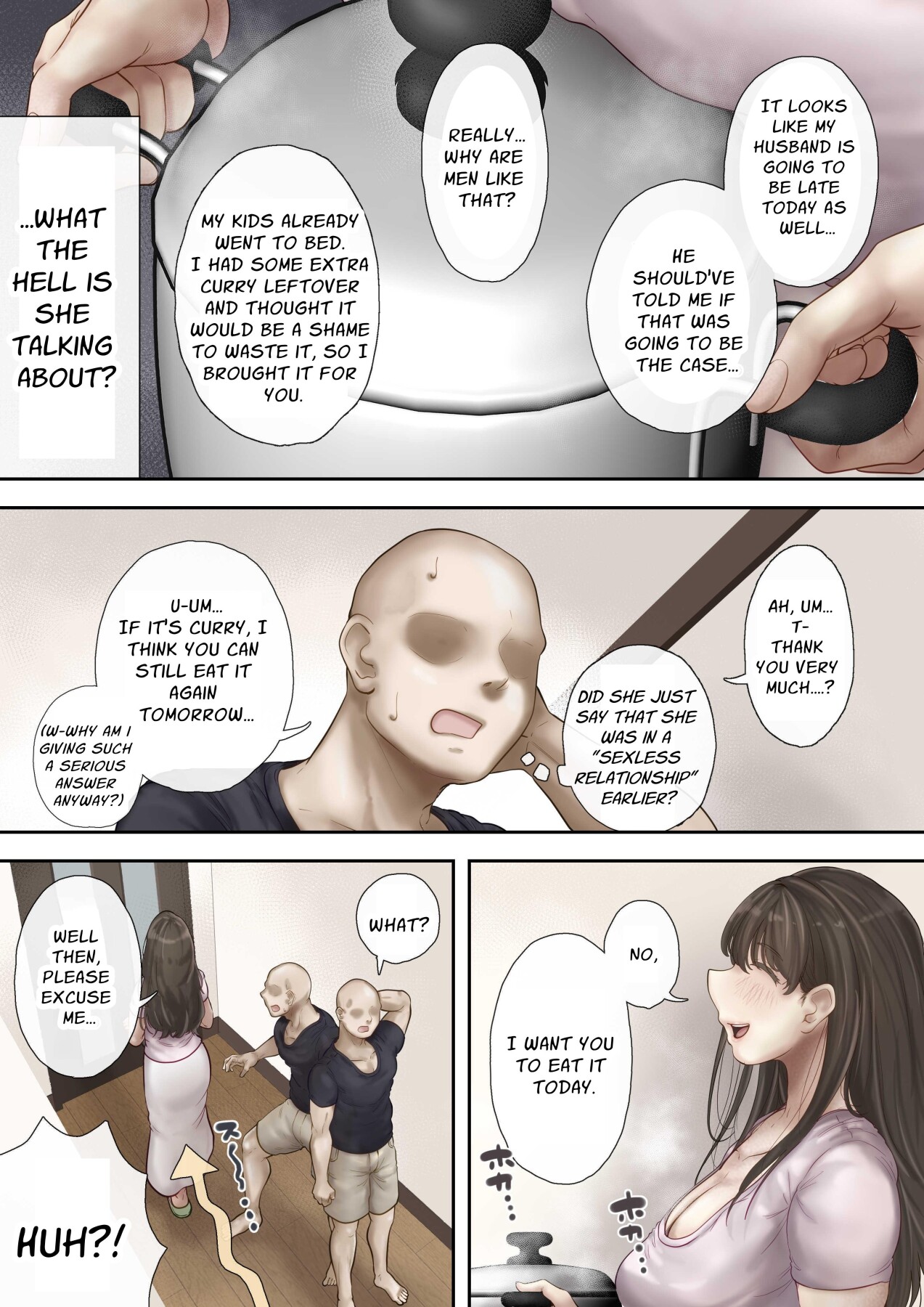 Hentai Manga Comic-These Babes Who Live In The Same Building Complex Bring Me Delicious Snacks Every Night-Read-5